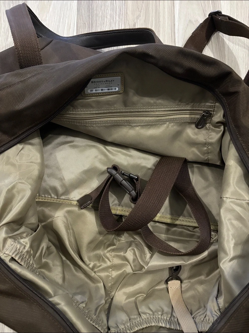 Briggs & Riley Baseline Extra Large Men’s‎ Brown Weekender Duffel Bag